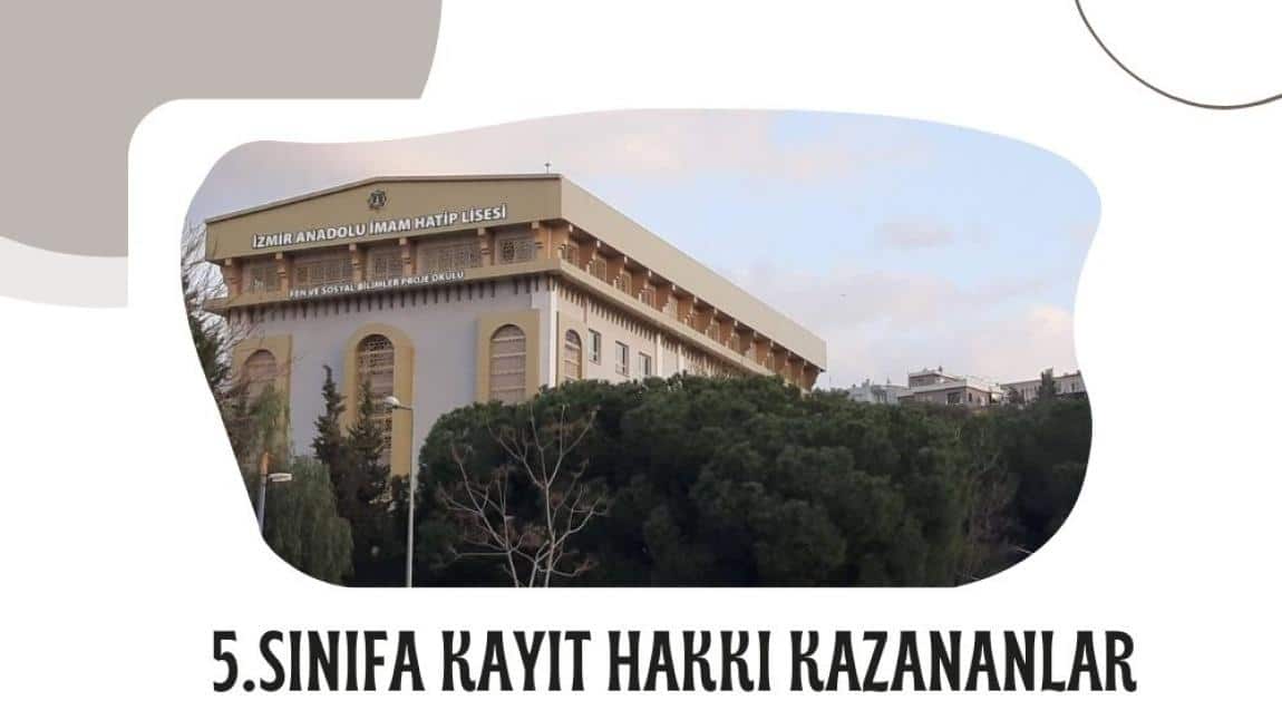 5. SINIFA KAYIT HAKKI KAZANAN ÖĞRENCİ LİSTESİ BELLİ OLDU.